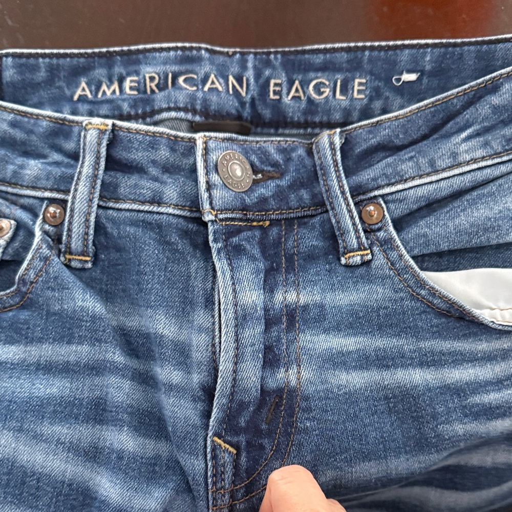 American Eagle Outfitters Dark Blue Skinny Jeans